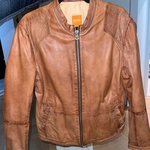 Men’s Hugo Boss Leather Jacket